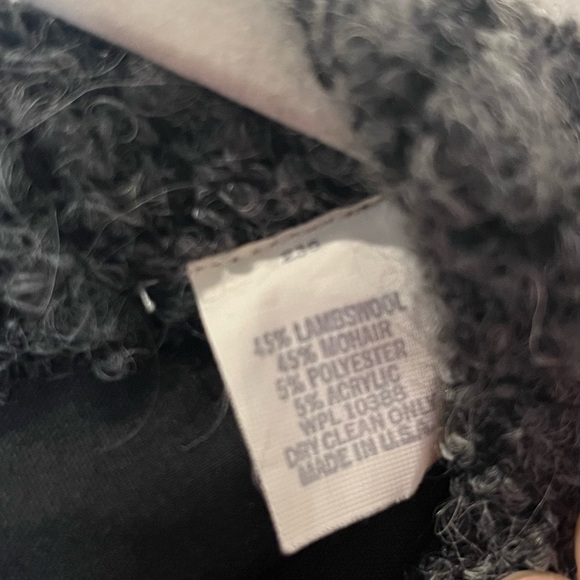 Allen Wah VTG Textured Men's Wool Sweater LTall Lined - Picture 5 of 6